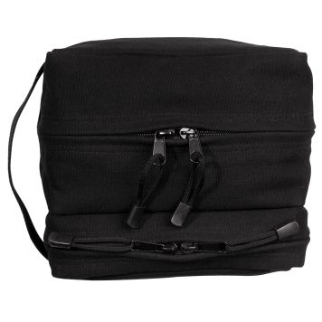 shave kit bag, 2 compartment