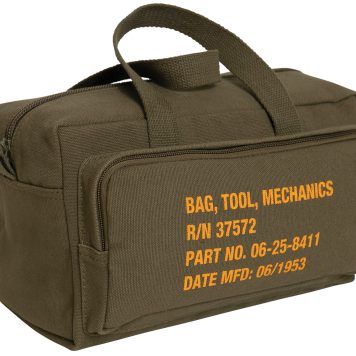 Mechanics Zipper Tool Bag w Stencil
