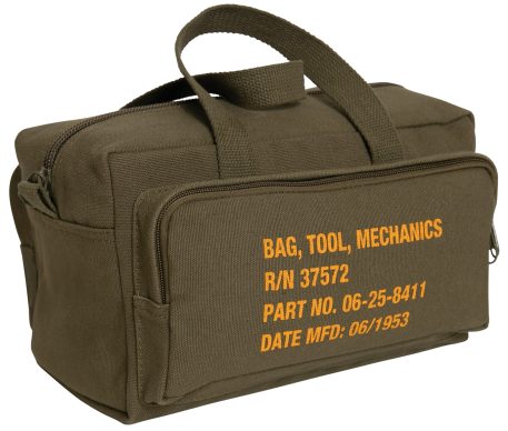 Mechanics Zipper Tool Bag w Stencil bag3037 1