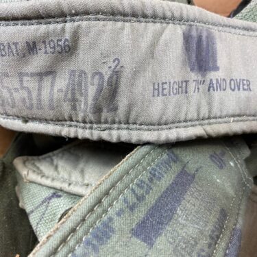 m 1956 canvas combat suspenders long better condition bel3025 8