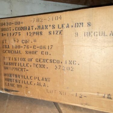 post vietnam leather combat boots 9R 1975 dated bts3040 7