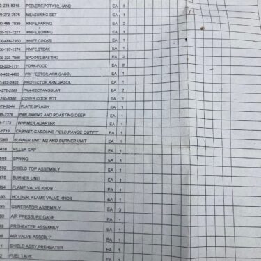 us military m59 field stove 1 only instore1 10