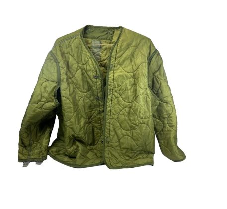 m 65 field jacket liner original gi large used clg3081 1