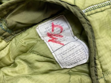 m 65 field jacket liner original gi large used clg3081 6