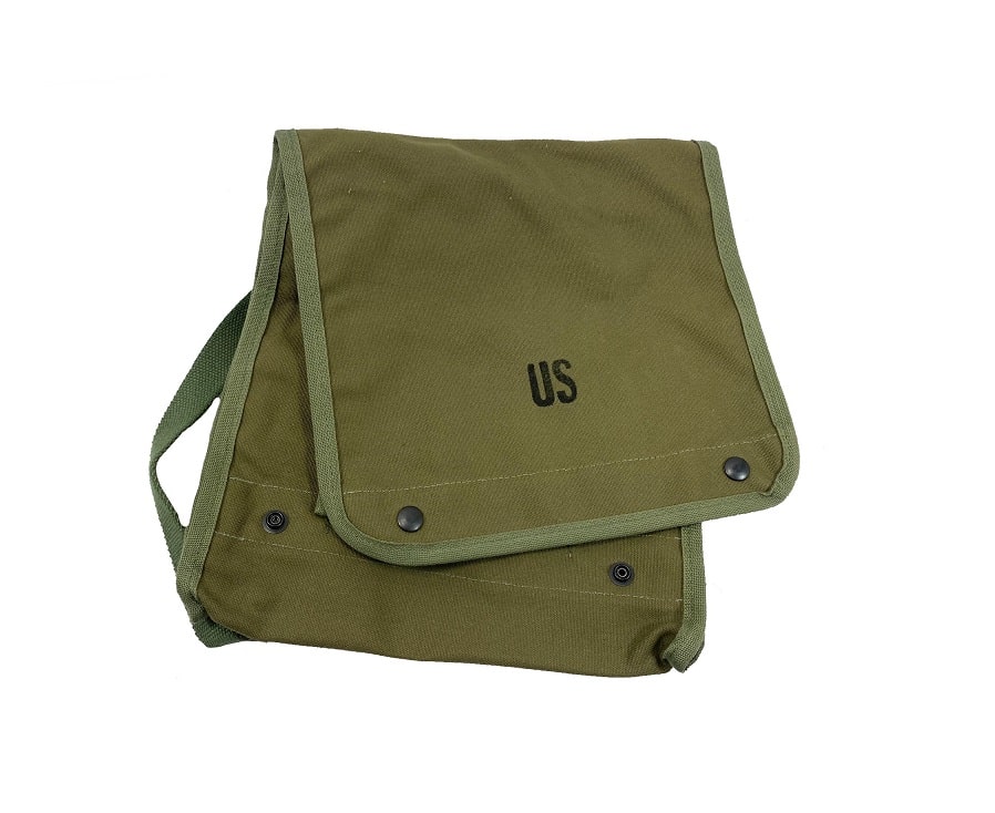 Olive Drab - Military Map Case Shoulder Bag - Galaxy Army Navy