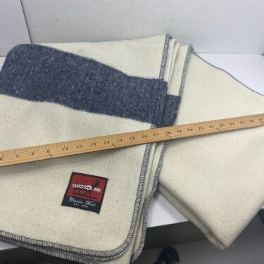 wool blanket navy swiss link slp3088 1