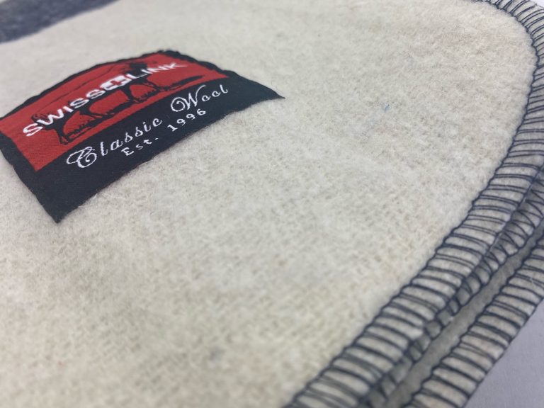 Wool Blanket, Navy Swiss Link Omahas Army Navy Surplus