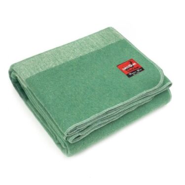 wool blanket sage green swiss link slp3092 1