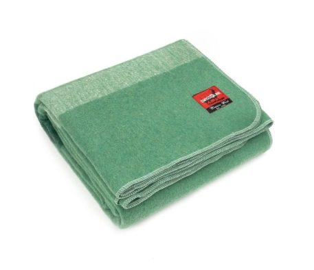 wool blanket sage green swiss link slp3092 1
