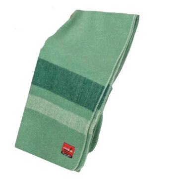 wool blanket sage green swiss link slp3092 3