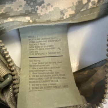 ACU Medium Assault Pack, used condition pak3114x (6)