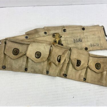WW1 10 Pocket Cartridge Belt used ony18 1