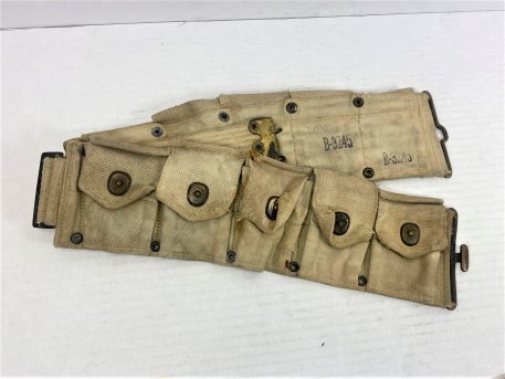 WW1 10 Pocket Cartridge Belt used ony18 1
