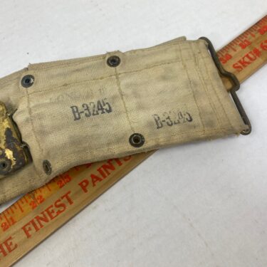 WW1 10 Pocket Cartridge Belt used ony18 3