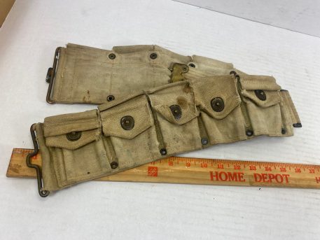 WW1 10 Pocket Cartridge Belt used ony18 4