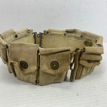 WW1 10 Pocket Cartridge Belt used ony18 5