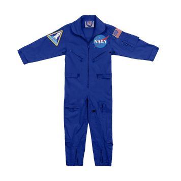 kids nasa flight suit with official nasa patch