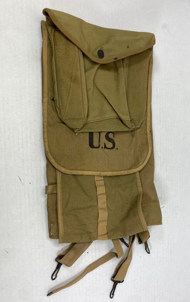 WW1 US M1910 Infantry Haversack, 1918 dated Omahas Army Navy Surplus