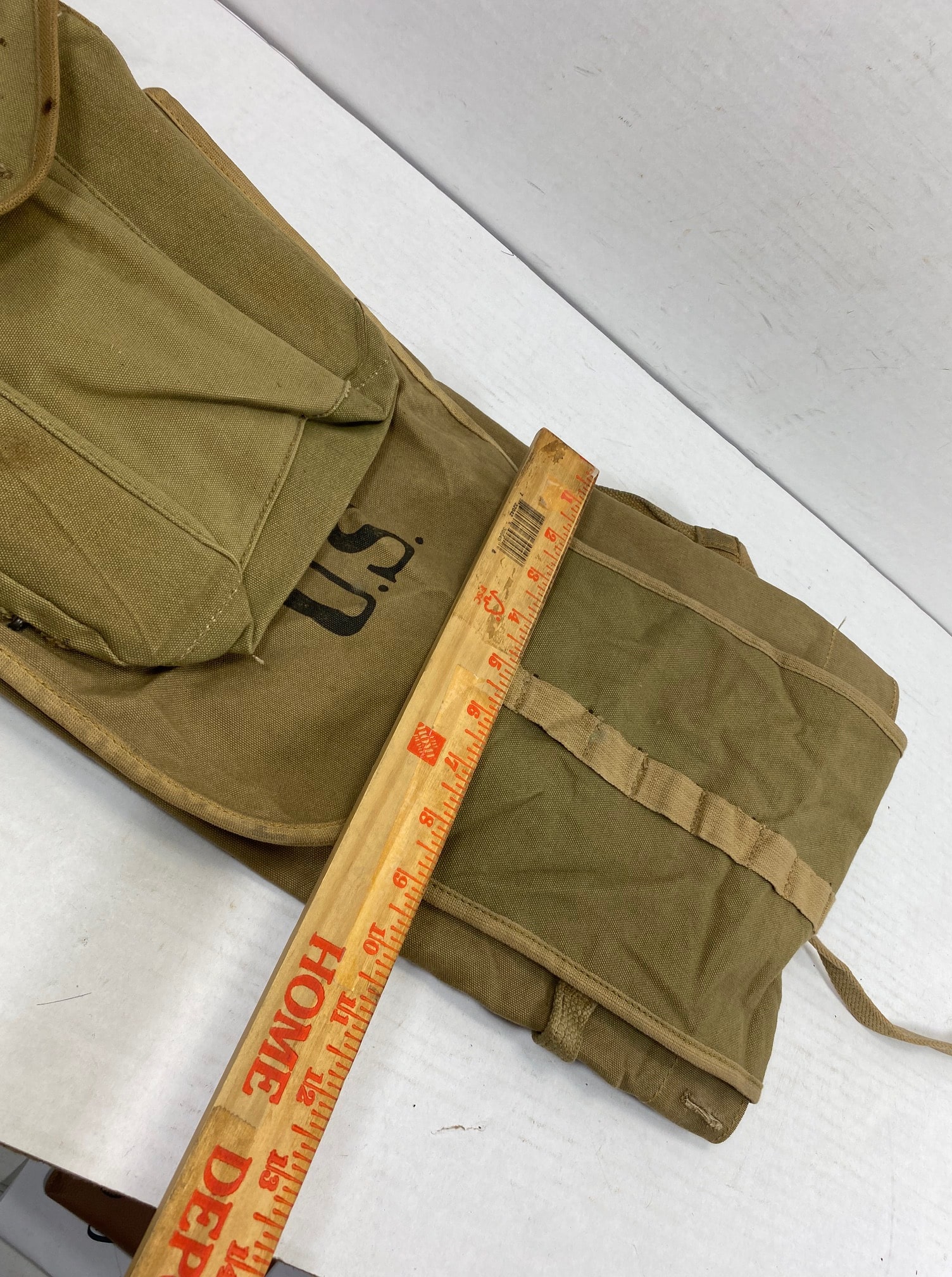WW1 US M1910 Infantry Haversack, 1918 dated - Omahas Army Navy Surplus