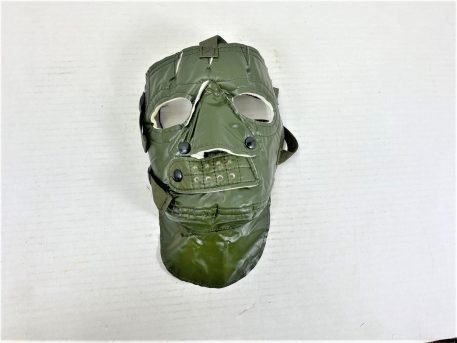 USN Extreme Cold Weather Mask olive drab made of vinyl and felt inside of mask. RIDDLER MASK from THE BATMAN