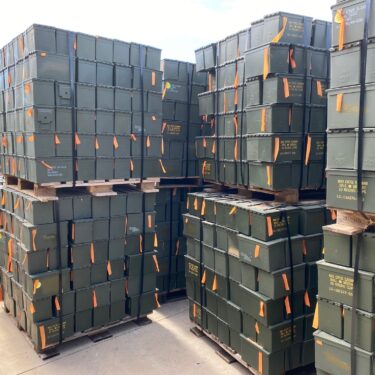 50 Cal Ammo Boxes, Better quality sold on pallet, wholesale