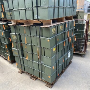 50 Cal Ammo Boxes, Better quality sold on pallet, wholesale