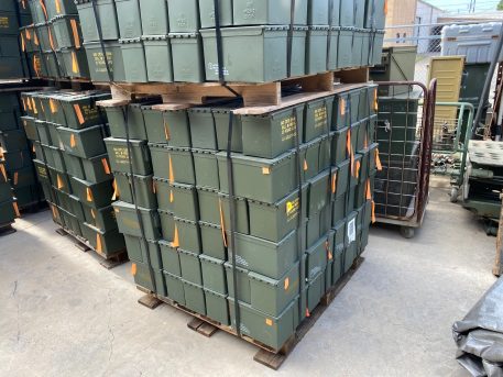 50 Cal Ammo Boxes, Better quality sold on pallet, wholesale
