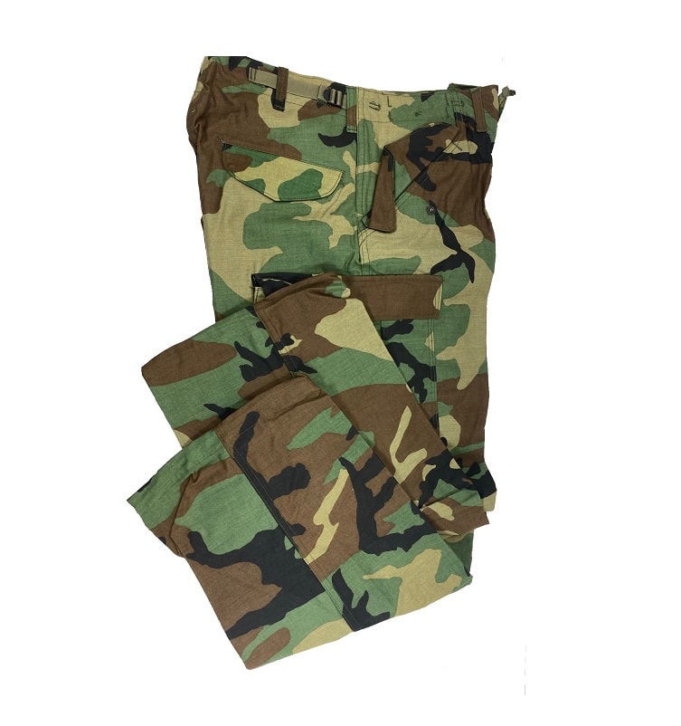 M-65 Camo Field Trousers, New size Small Regular