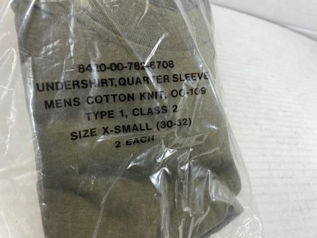 military surplus Olive Drab 109 T-shirt, X-small 2 pack