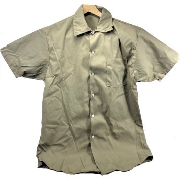 prison khaki short sleeve shirt small clg3157 (1)