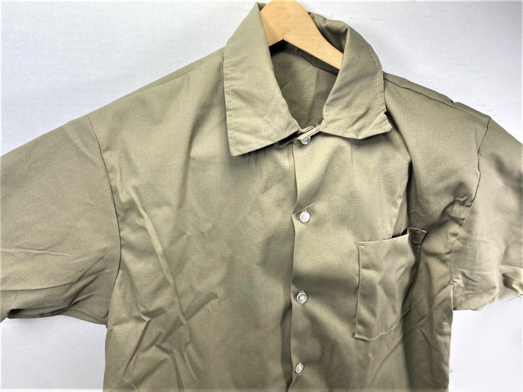 Prison Khaki Short Sleeve Shirt, Small - Omahas Army Navy Surplus