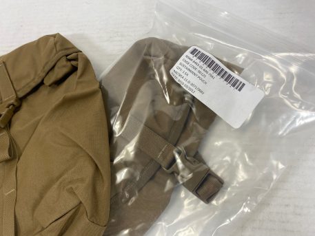 genuine military surplus USMC Molle Sustainment Pouch, Coyote Brown. New in package.