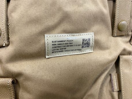 thumbnail image 2 of USMC Coyote Brown FILBE Sustainment Pouch - New US Military Issue MOLLE II 2 of 5