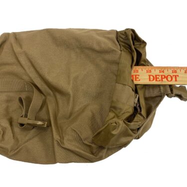 genuine military surplus USMC Molle Sustainment Pouch, Coyote Brown, Measuring inside to top.