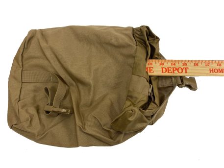 genuine military surplus USMC Molle Sustainment Pouch, Coyote Brown, Measuring inside to top.
