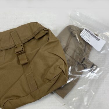genuine military surplus USMC Molle Sustainment Pouch, Coyote Brown. New in package.