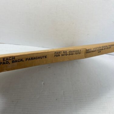 parachute backpad new condition ava3158 (3)