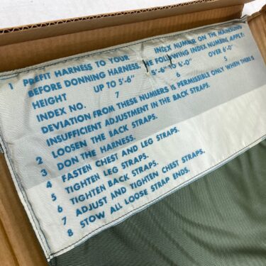 parachute backpad new condition ava3158 (5)