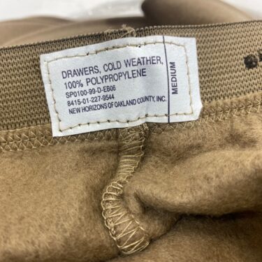 polypro thermals pants brown size medium new clg3160 (6)