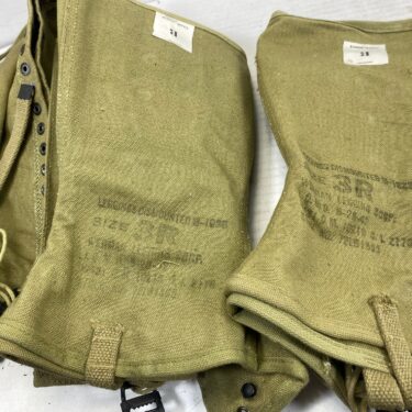 ww2 leggings b white camp size 3R bts3173 (8)