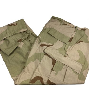 3 color desert hot weather trousers med reg unissued Rs clg3189 (1)