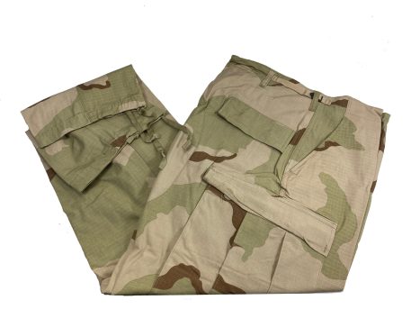 3 color desert hot weather trousers med reg unissued Rs clg3189 (1)