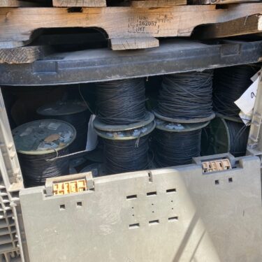 communications wire spool 1000ft used fair msc3185 (1)
