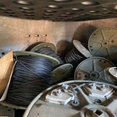 communications wire spool 1000ft used fair msc3185 (3)