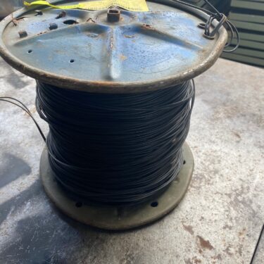 communications wire spool 1000ft used fair msc3185 (4)