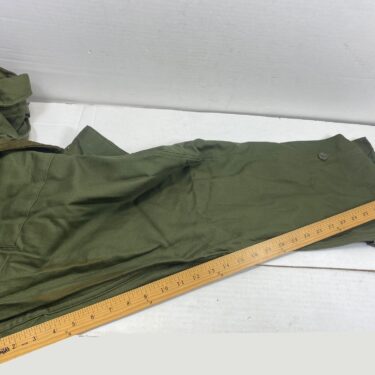 sateen cotton coveralls olive drab medium stained clg3190 (10)