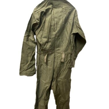 sateen cotton coveralls olive drab medium stained clg3190 (2)