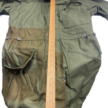 sateen cotton coveralls olive drab medium stained clg3190 (9)