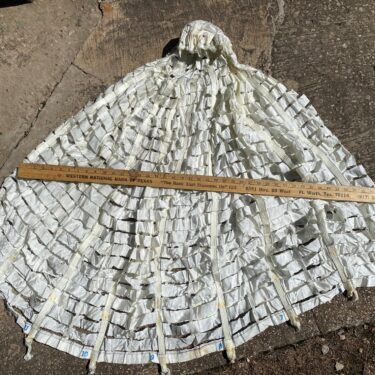 white drag parachute demil cut ava3203 (5)