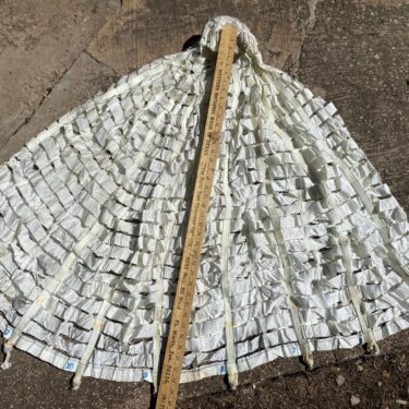 white drag parachute demil cut ava3203 (6)